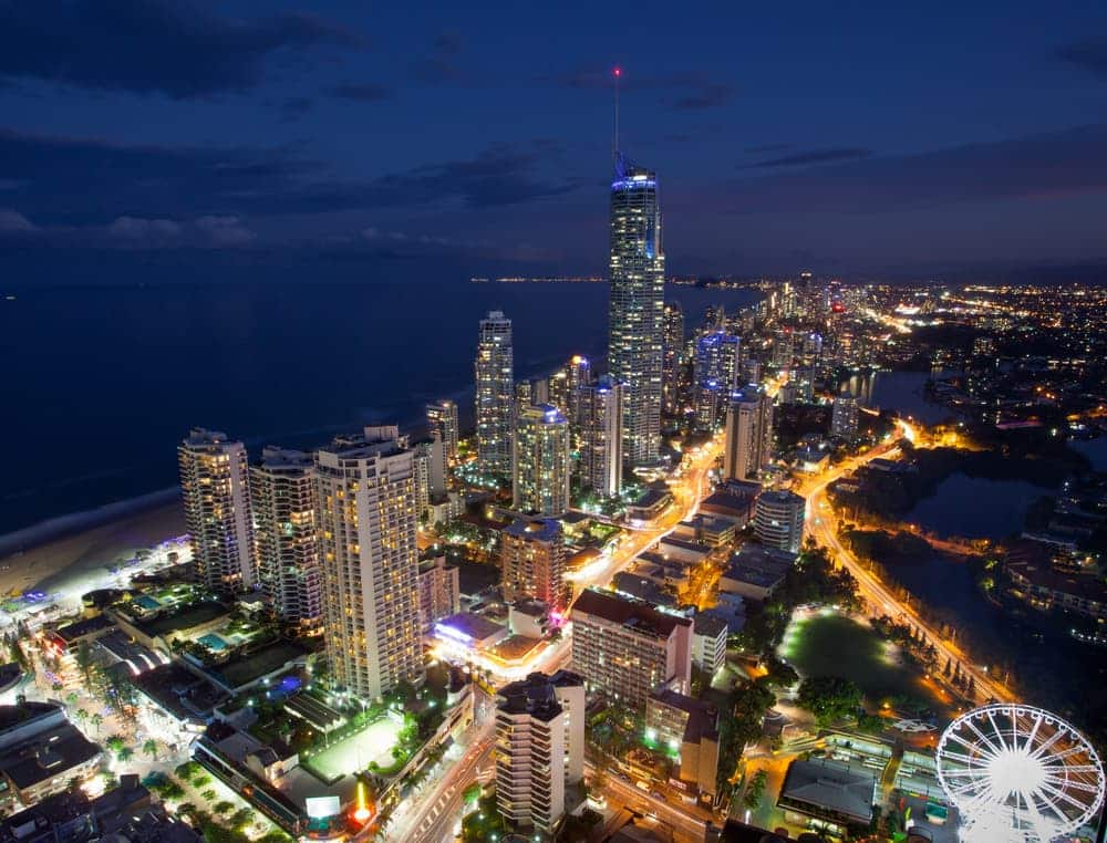 Surfers Paradise At Night - Plumbers In Surfers Paradise, QLD