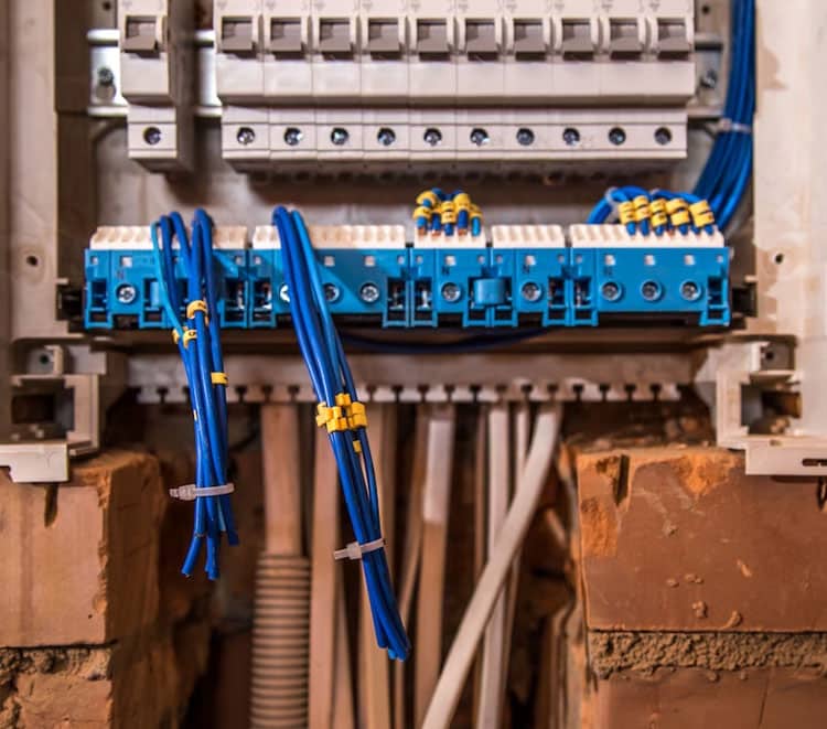 Assembly Of The Electrical Panel — Electricians in Southport, QLD