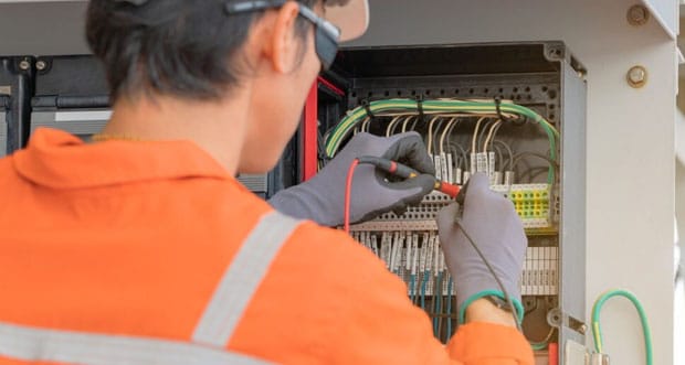 Electrical Instrument Technician Wiring Cables — Electricians in Nerang, QLD