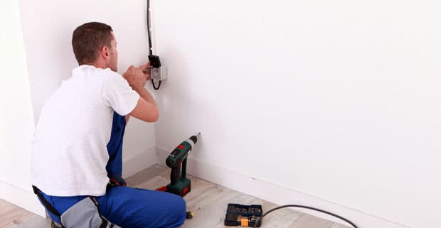 Electrician Repairing Wiring — Expert Trade Services in Burleigh Heads, QLD