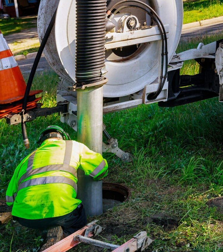 Cleaning The Sewer System Special Equipment — Expert Trade Services in Burleigh Heads, QLD