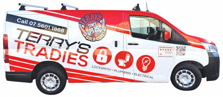 Terry's Tradies Work Van — Expert Trade Services in Burleigh Heads, QLD